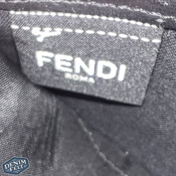 FENDI Black BUG BUGS EYE Calfskin Leather Long Zip Around Continental Wallet - Picture 7 of 16